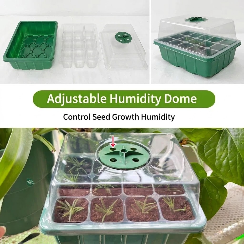 Seed Starter Tray - Bitki Aydınlatma Kitiyle Birlikte Gelen Tohum