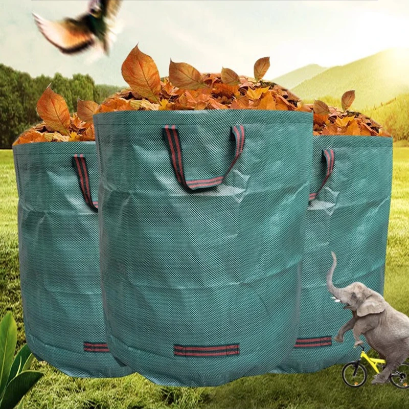 Grow Bag - Büyük Kapasiteli Bahçe Yaprağı Torbası Dallar