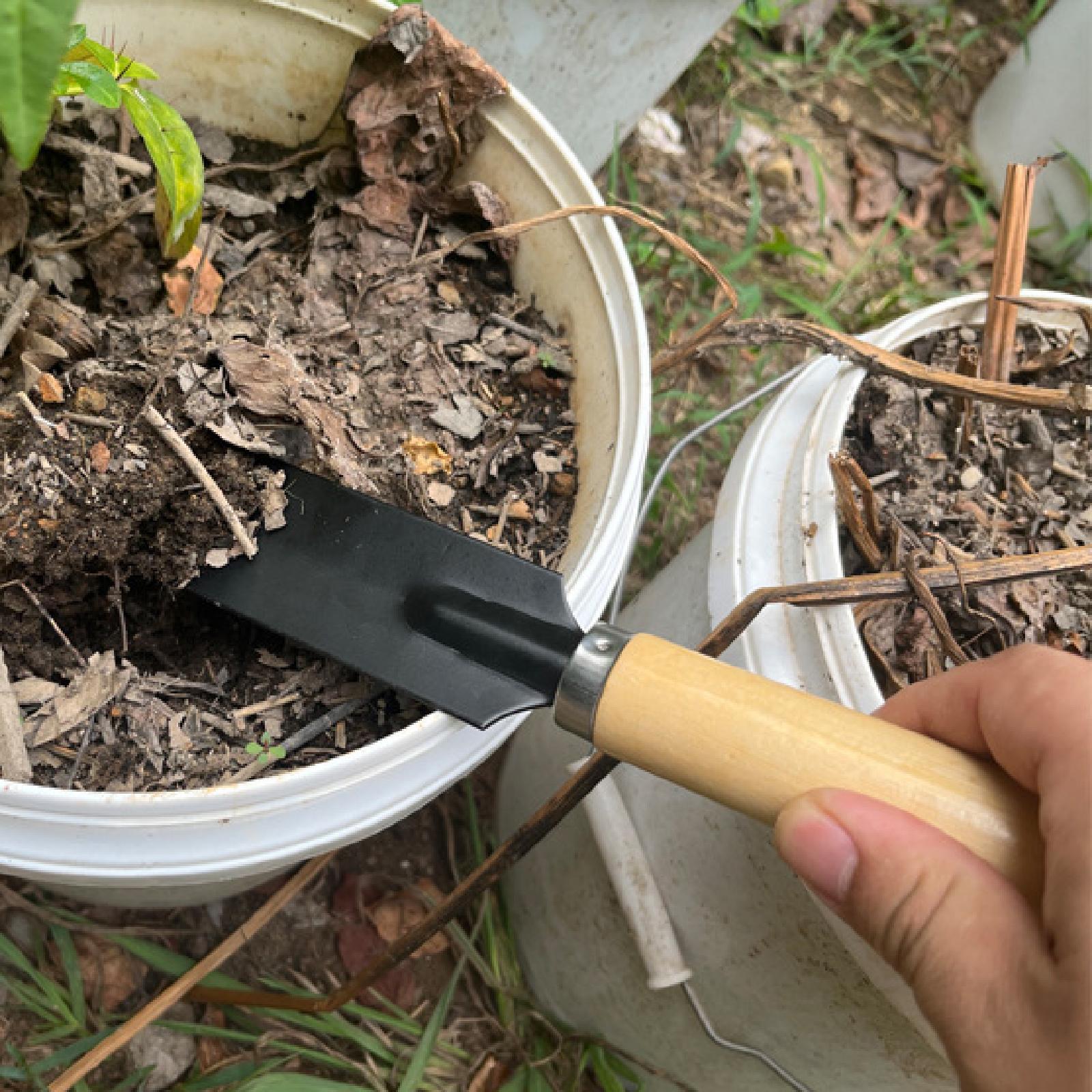 Trowel Garden Tools - Küçük Bahçe Küreği Kazma Aleti Ahşap