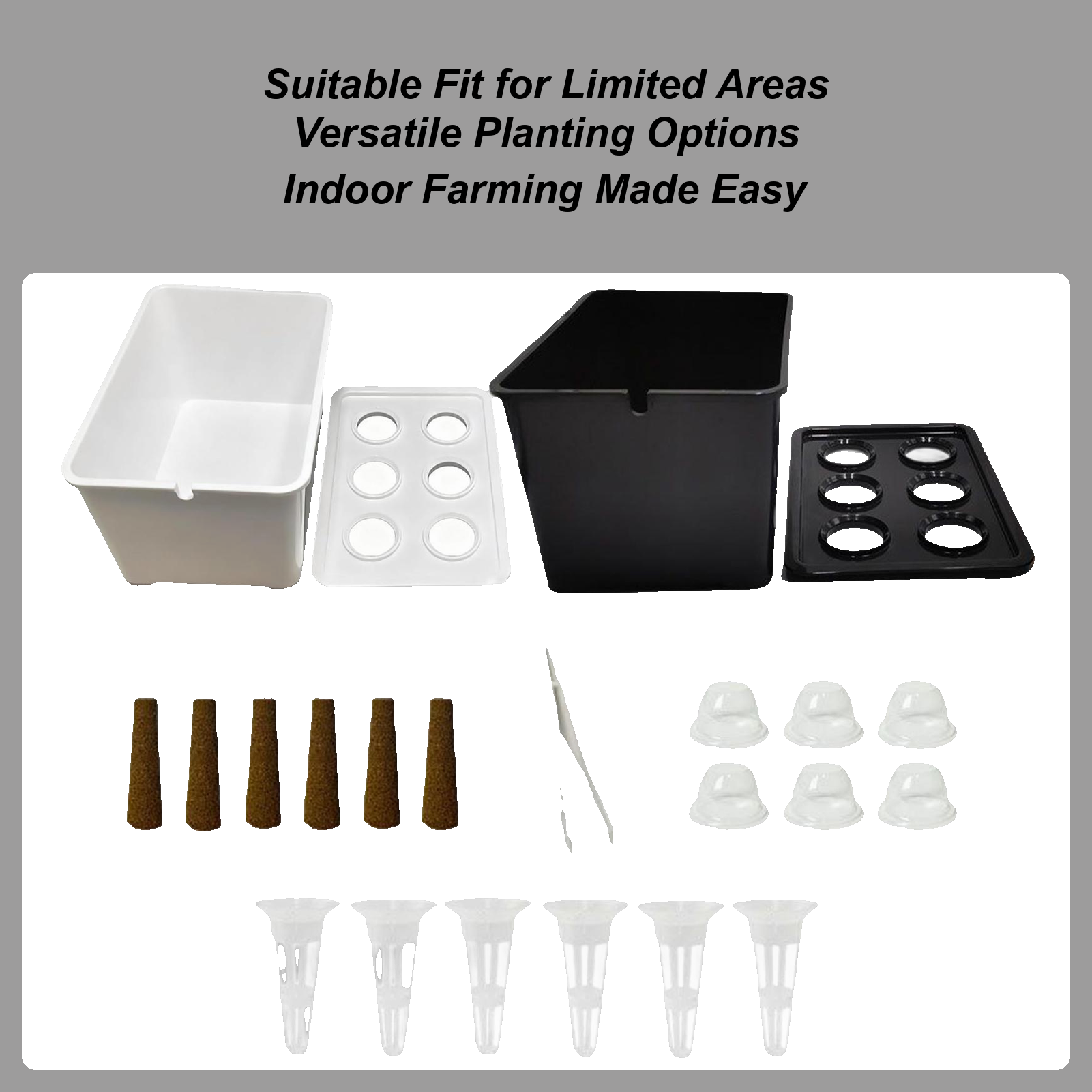 Hydroponic Kit - Hidroponik Yetiştirme Kiti Başlangıç Seviyesi Ekipmanları