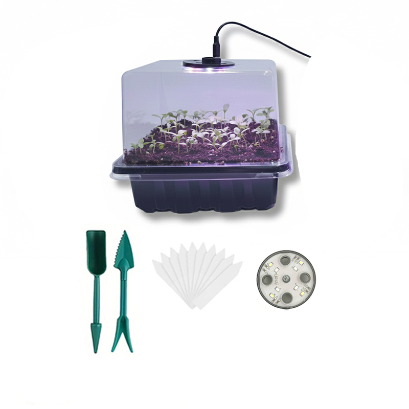 Grow Light Led - 1/2/3'lü Paket 12/24/36 Hücreli Tohum Çimlendirme