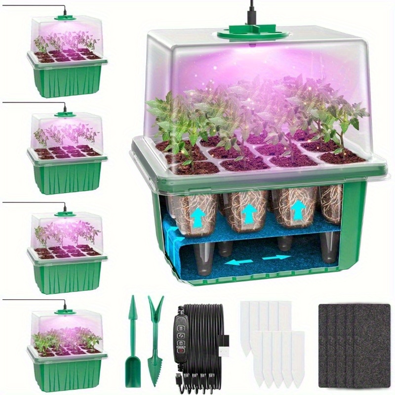 Seed Starter Tray - LED Büyümek Işık Bahçe Tesisi Etli