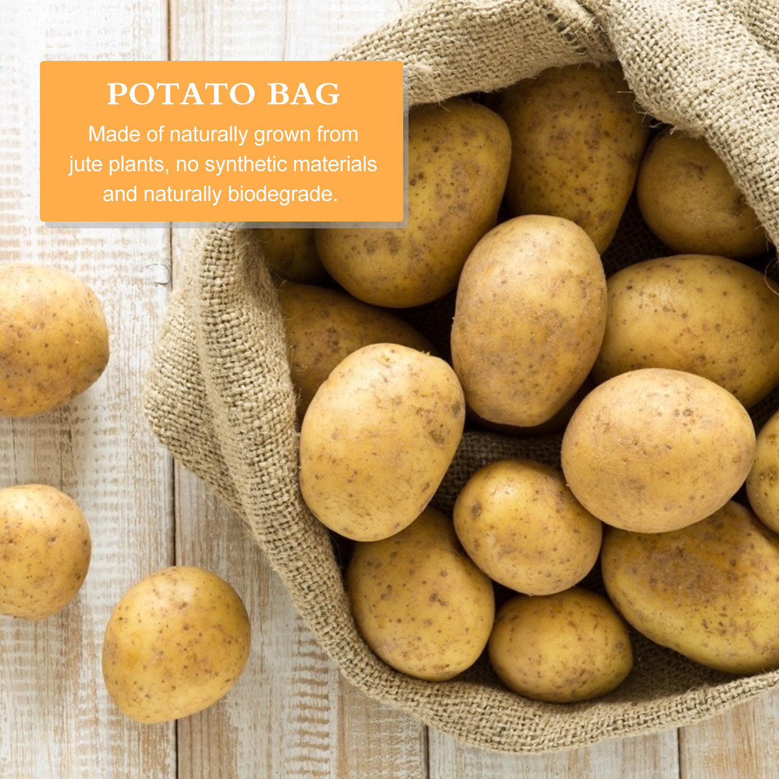 Grow Bag - 1 Adet Su Geçirmez Çuval Bezi