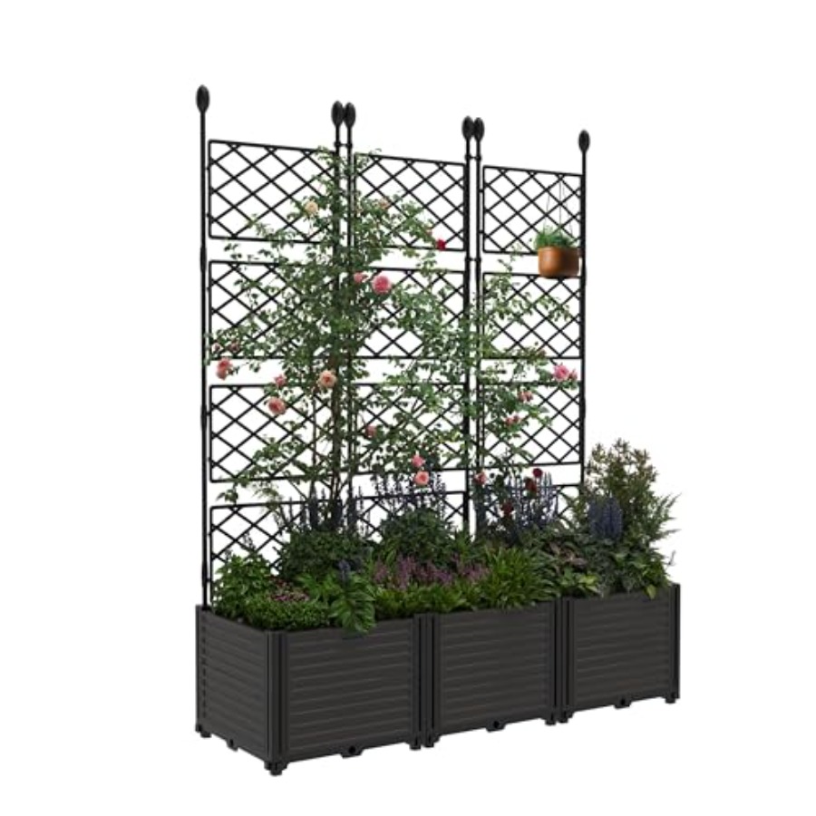 Raised Garden Bed - 3 adet modüler yükseltilmiş bahçe yatağı