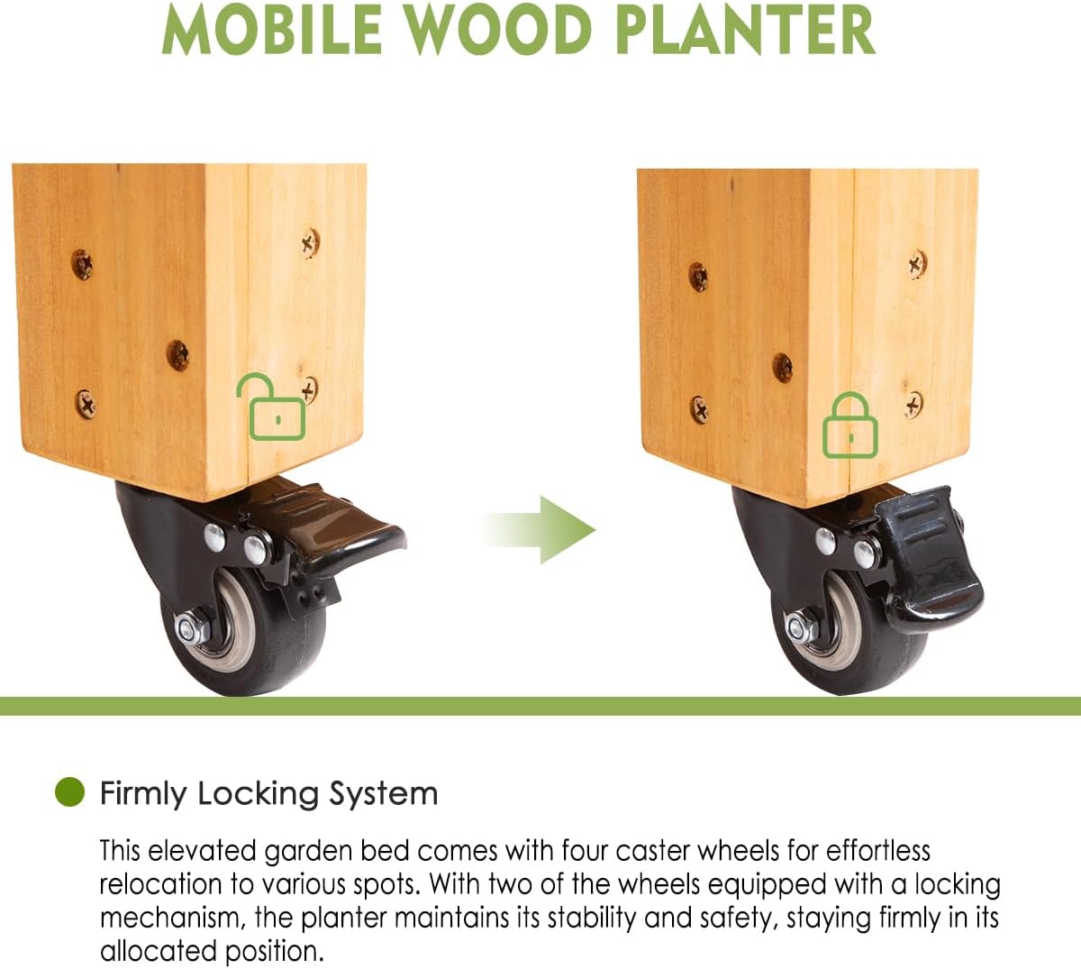 Mobil Ahşap Yükseltilmiş Yatak - Raised Garden Bed incelemesi ve fiyatı