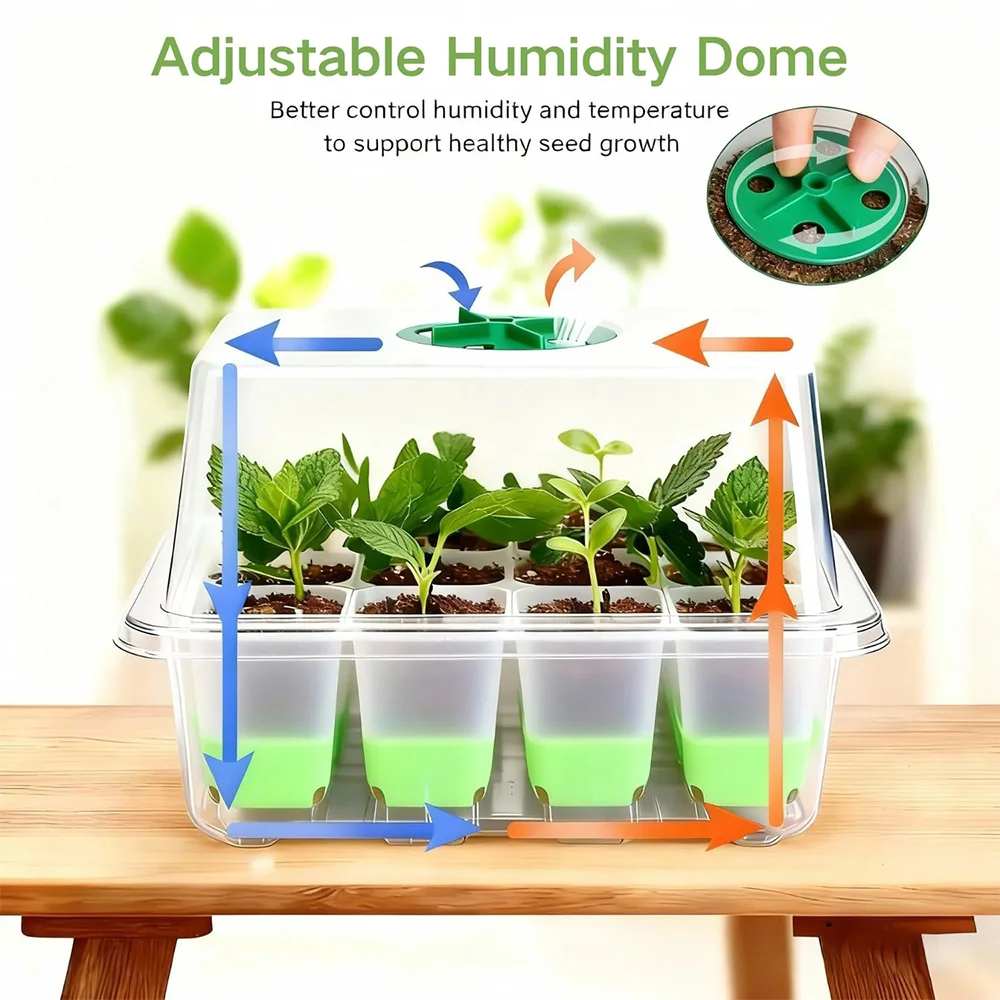 Şeffaf Kapaklı ve Ayarlanabili - Seed Starter Tray incelemesi ve fiyatı