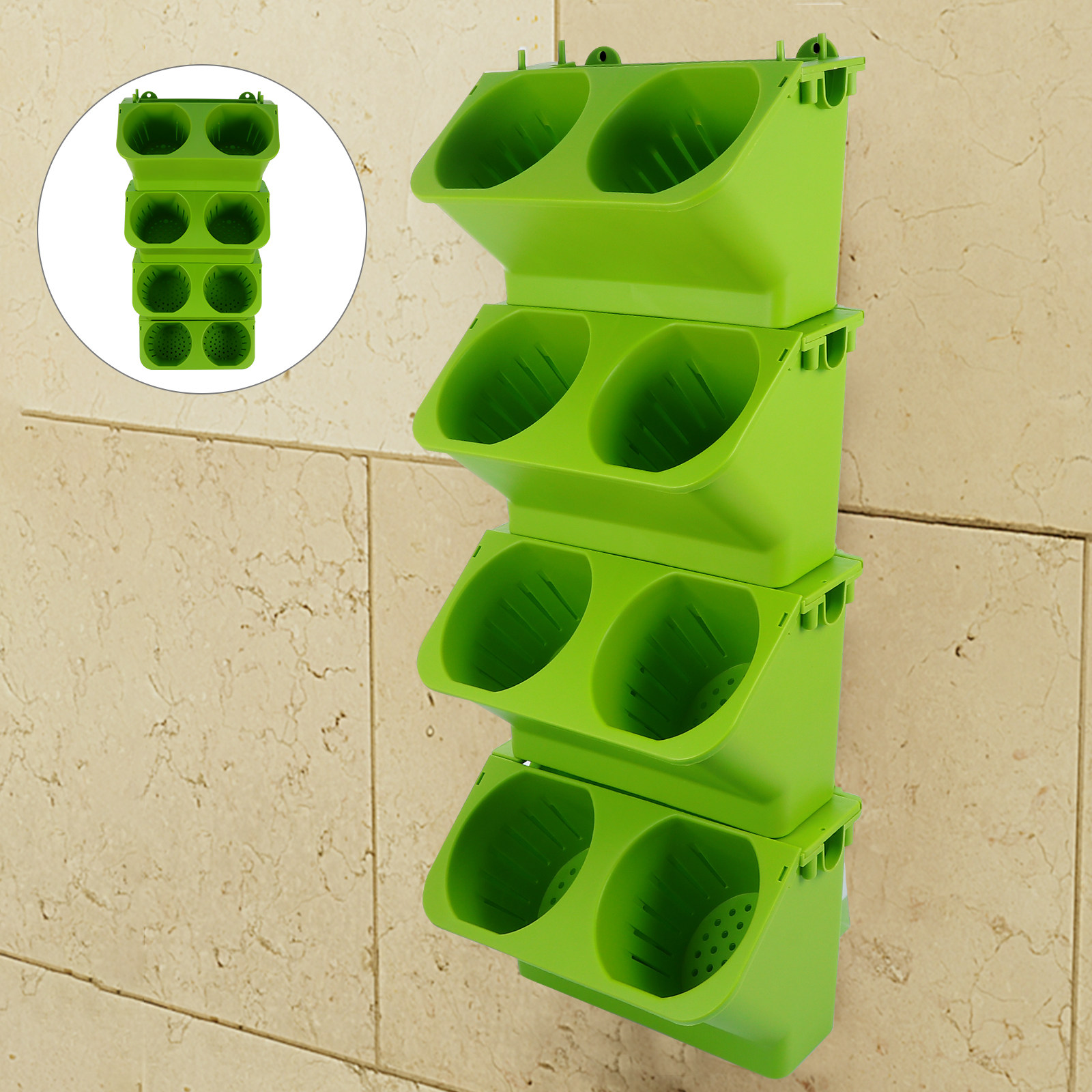 4 Parça Dikey Duvar Saksı Seti - Vertical Planter incelemesi ve fiyatı