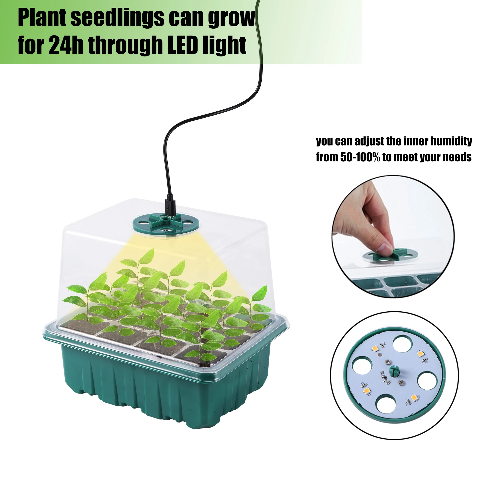5 paket/takım Tohum Başlangıç  - Seed Starter Tray incelemesi ve fiyatı