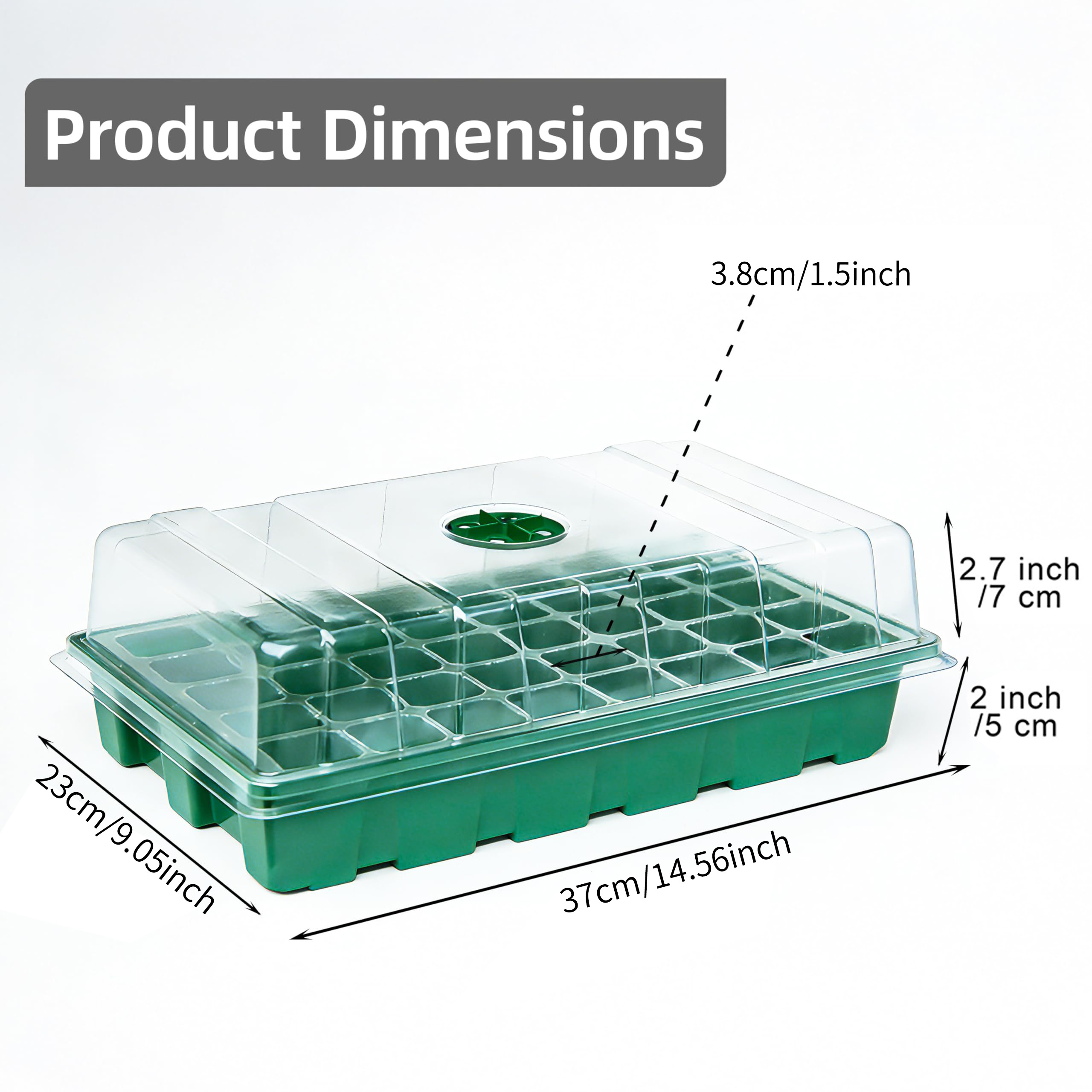 Şeffaf Kapaklı Sera ve 3 Adet  - Seed Starter Tray incelemesi ve fiyatı