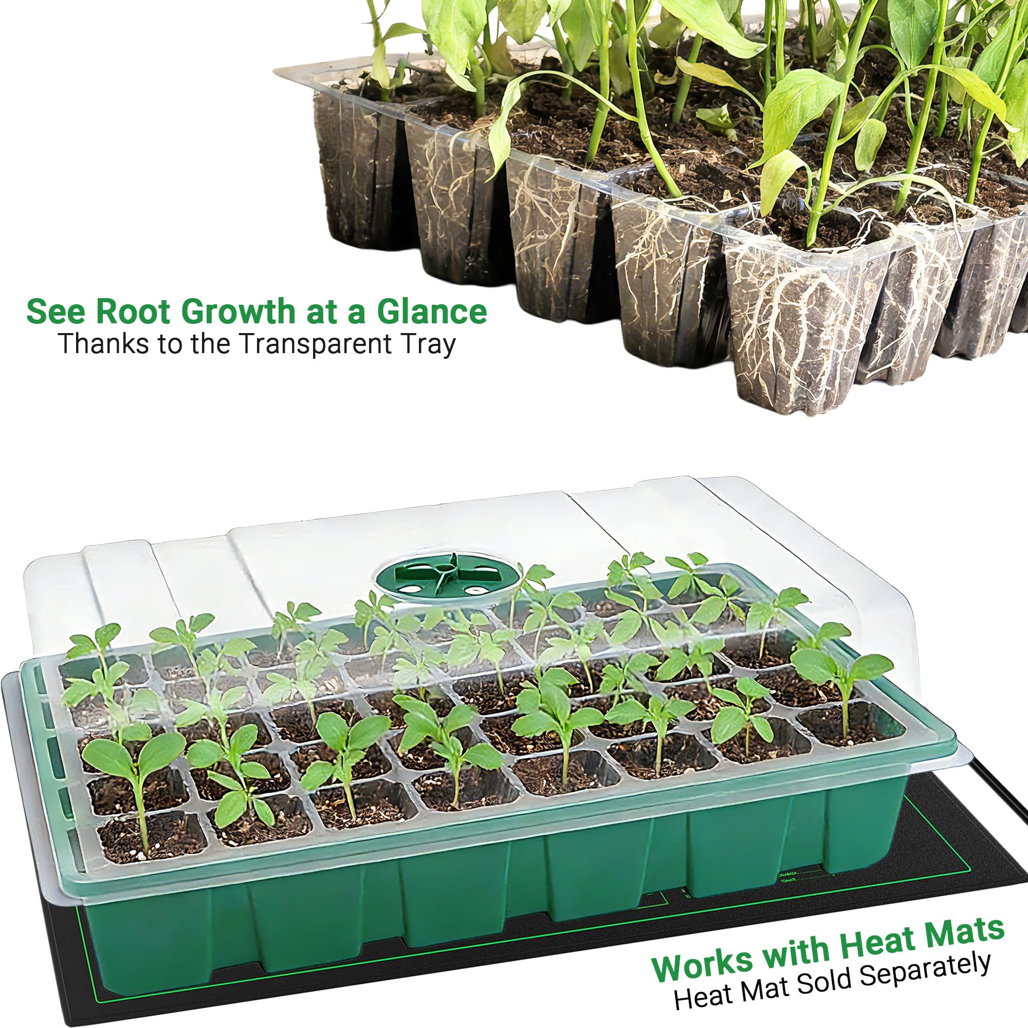Şeffaf Kapaklı Sera ve 3 Adet  - Seed Starter Tray incelemesi ve fiyatı