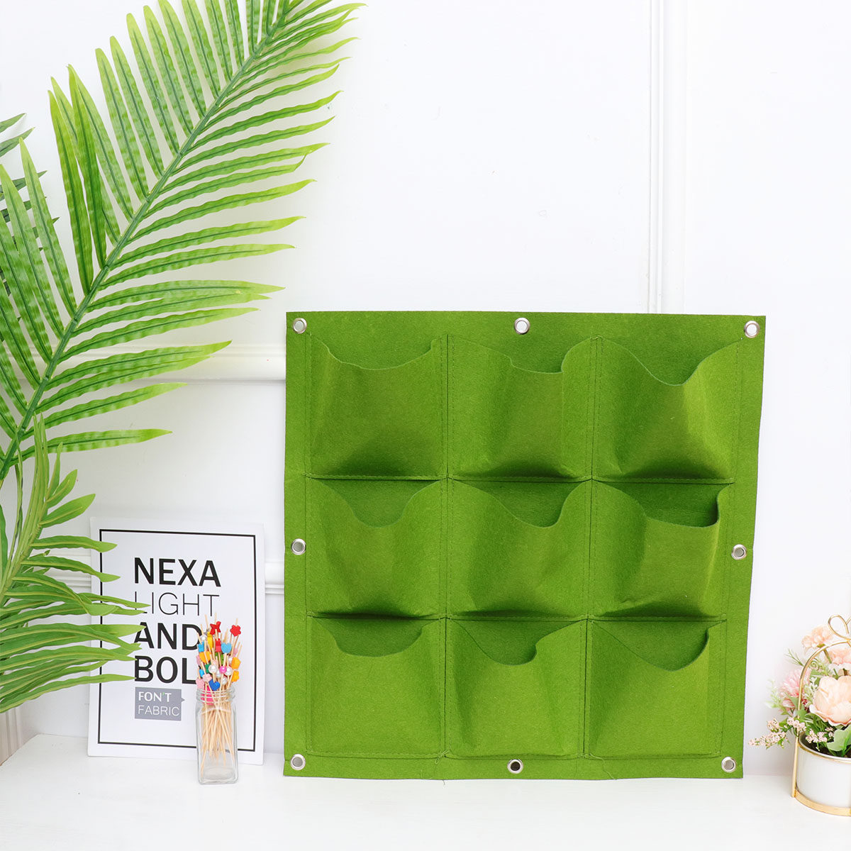 9 Cepli Duvara Asılan Bitki Ça - Vertical Planter incelemesi ve fiyatı