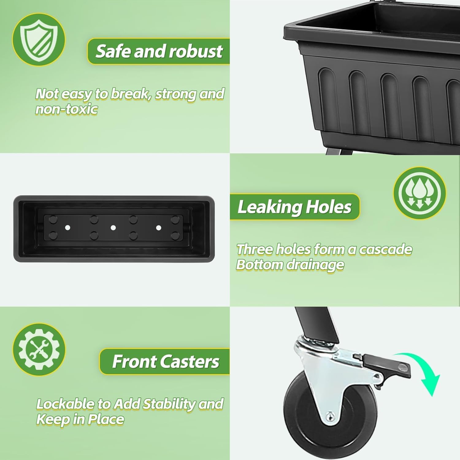 Tekerlekli Dikey Yükseltilmiş  - Vertical Planter incelemesi ve fiyatı