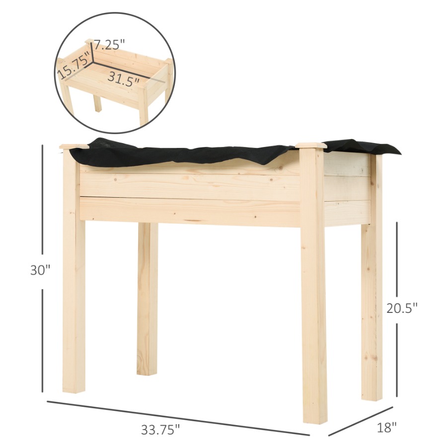 34 cm Yüksekliğinde Bahçe Yata - Raised Garden Bed incelemesi ve fiyatı