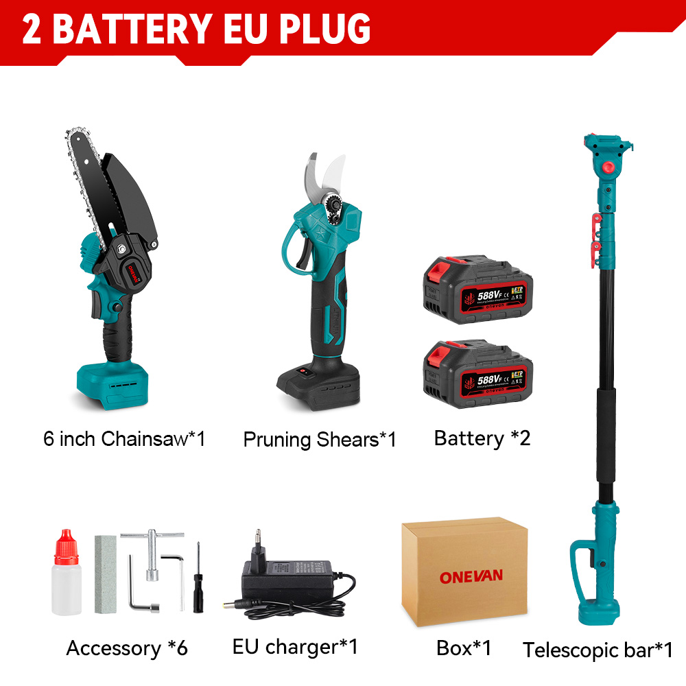 Fırçasız Elektrikli Uzun Saplı - Pruning Shears incelemesi ve fiyatı