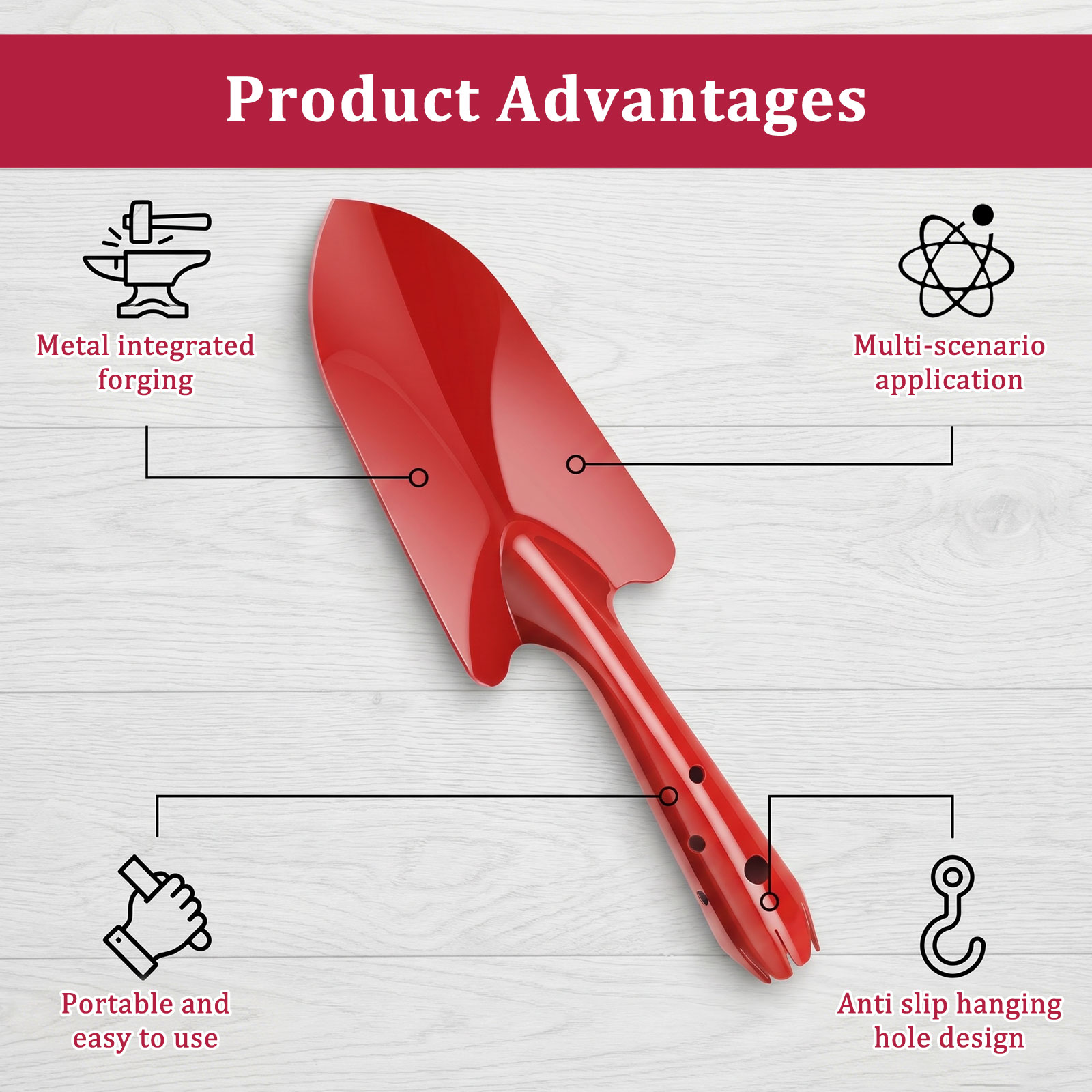 Bahçe Küreği Paslanmaz Metal B - Trowel Garden Tools incelemesi ve fiyatı