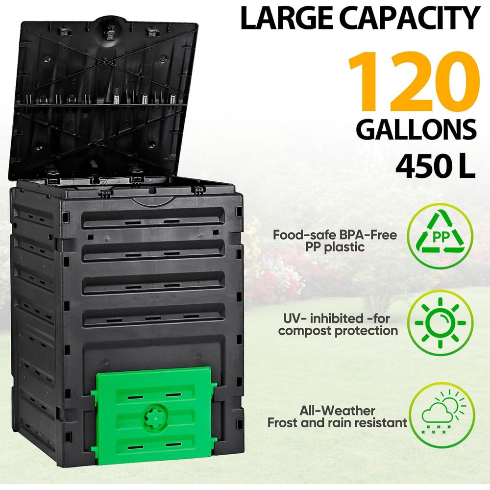 120 Galonluk Bahçe Kompost Kut - Compost Bin incelemesi ve fiyatı
