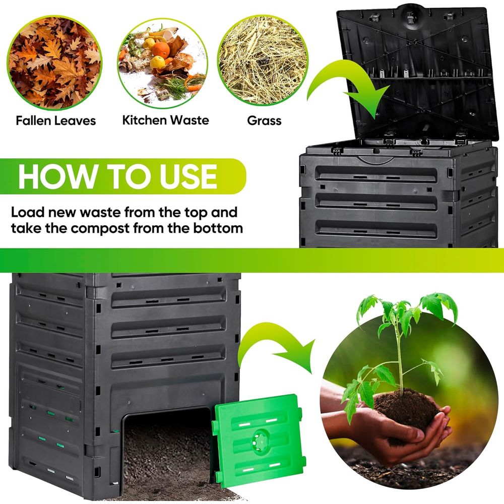 120 Galonluk Bahçe Kompost Kut - Compost Bin incelemesi ve fiyatı