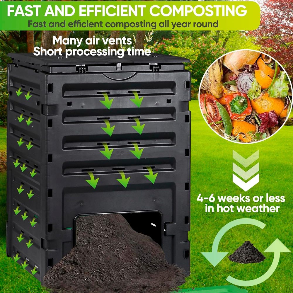 120 Galonluk Bahçe Kompost Kut - Compost Bin incelemesi ve fiyatı