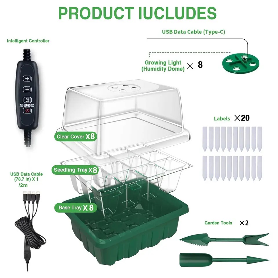 KEBINCPLED Tam Spektrumlu USB  - Seed Starter Tray incelemesi ve fiyatı