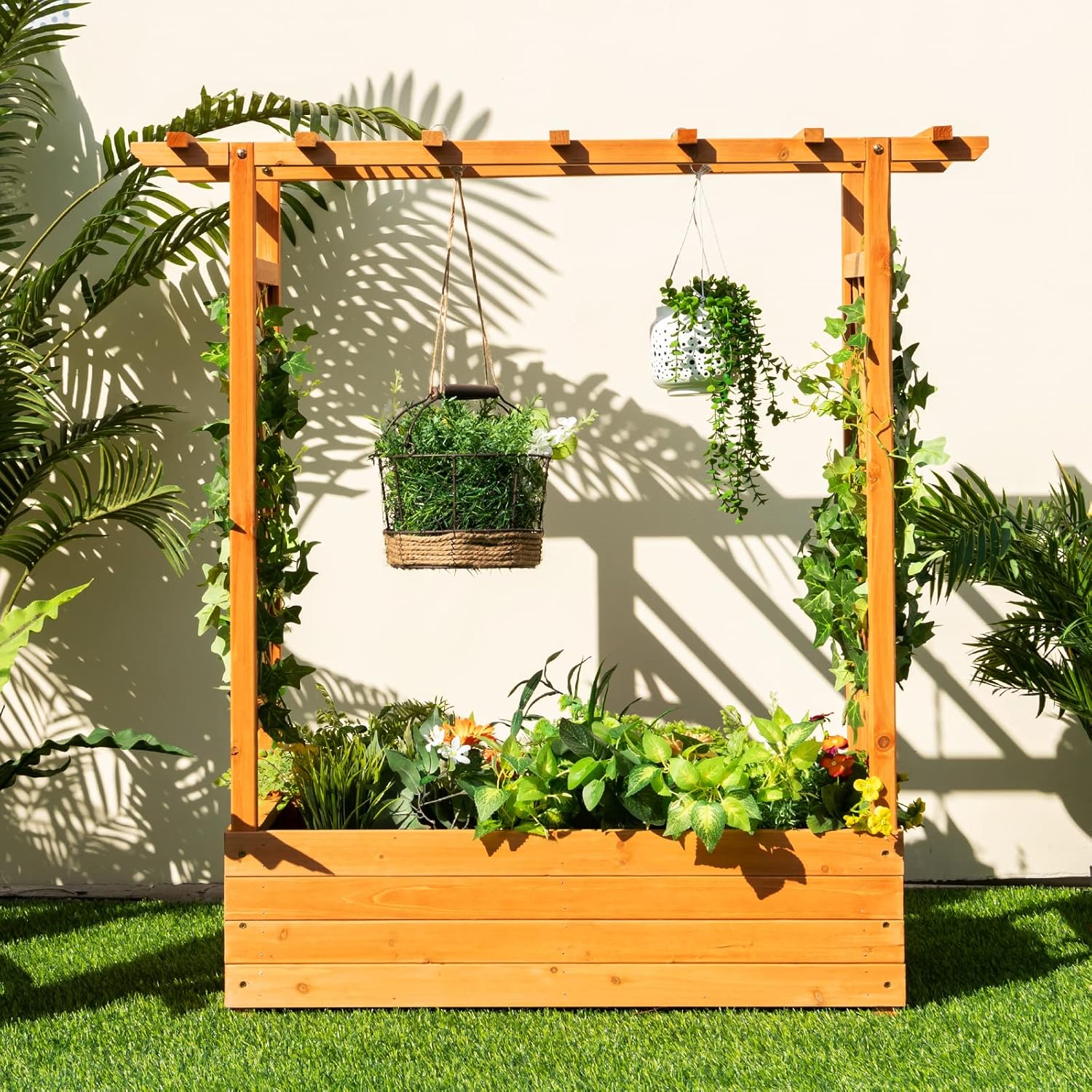 Ahşap Yükseltilmiş Bahçe Yatağ - Raised Garden Bed incelemesi ve fiyatı
