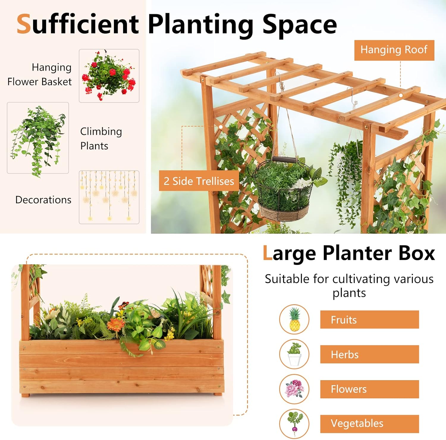 Ahşap Yükseltilmiş Bahçe Yatağ - Raised Garden Bed incelemesi ve fiyatı