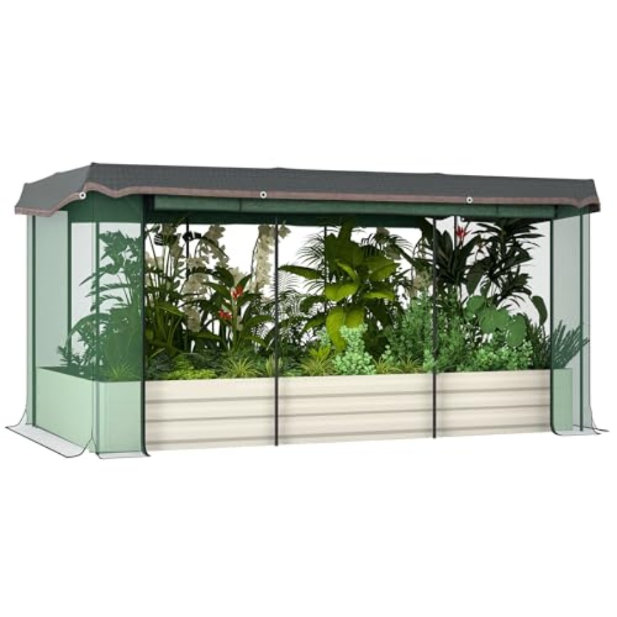 7,3 x 3,4 x 1 ft Galvanizli Yü - Raised Garden Bed incelemesi ve fiyatı