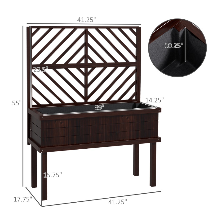 Tırmanıcı Bitkiler İçin Destek - Raised Garden Bed incelemesi ve fiyatı