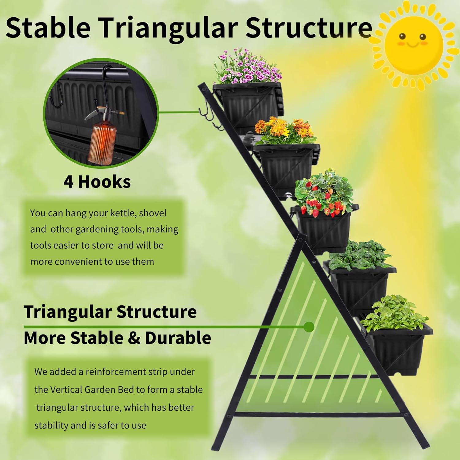 Dış Mekan Bahçe Veranda Avlu D - Vertical Planter incelemesi ve fiyatı