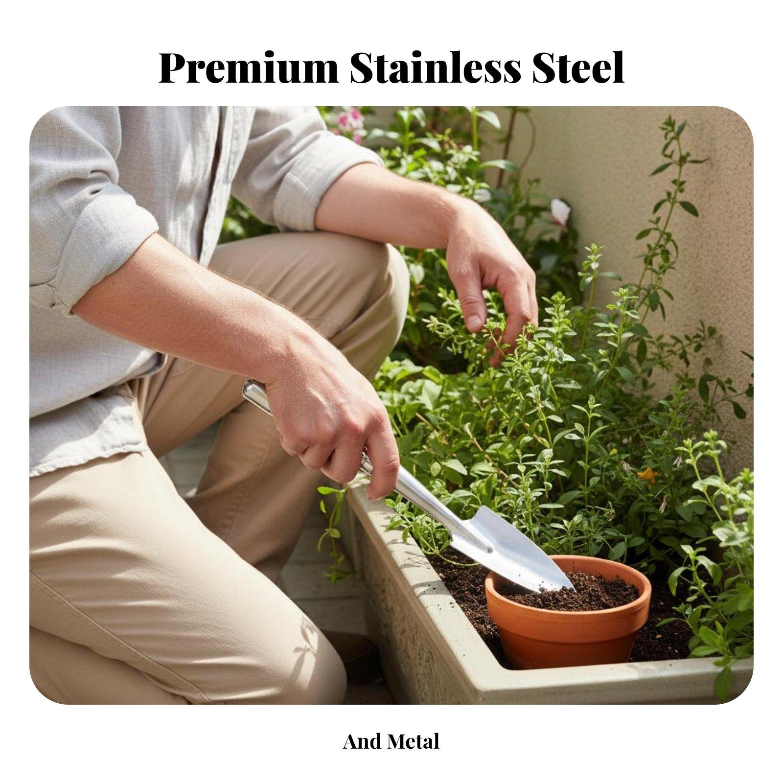 Mini Mala Paslanmaz Çelik Bahç - Trowel Garden Tools incelemesi ve fiyatı