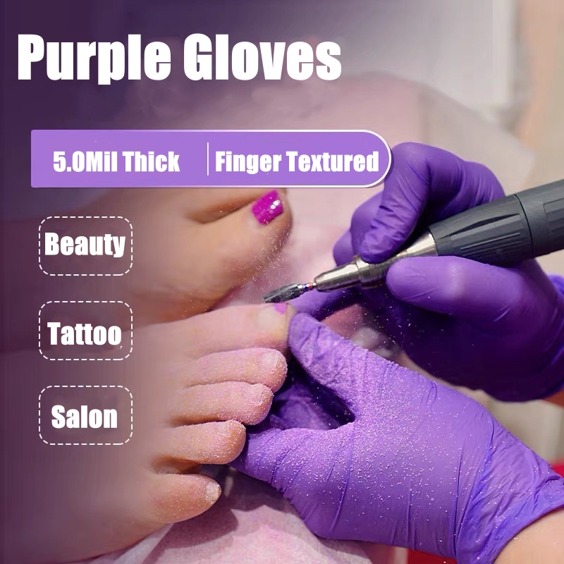 50/100 adet menekşe nitril eld - Garden Gloves incelemesi ve fiyatı