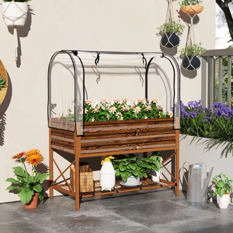 Ayaklı ve Kapaklı Yükseltilmiş - Raised Garden Bed incelemesi ve fiyatı