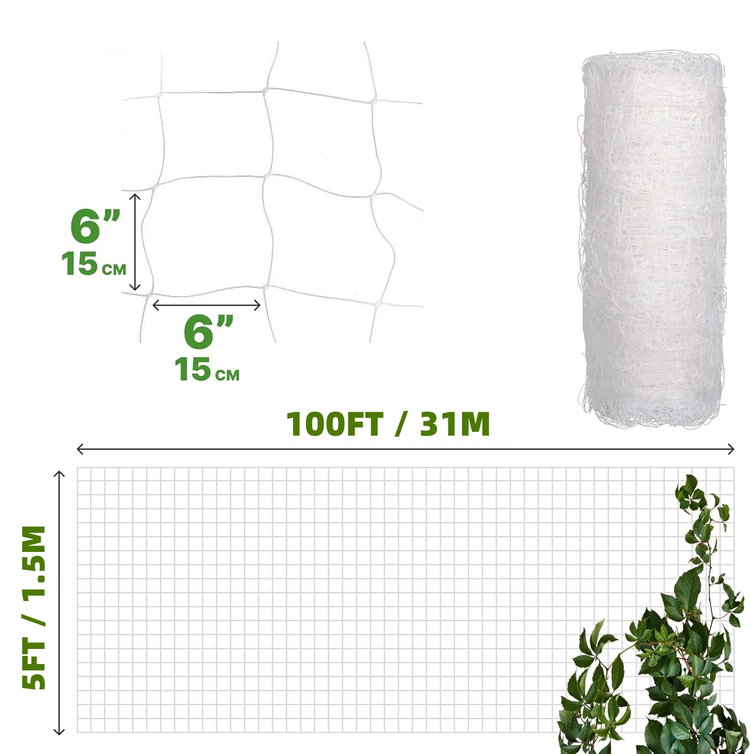 Plastik Kafes Filesi 4x100ft 6 - Vertical Planter incelemesi ve fiyatı
