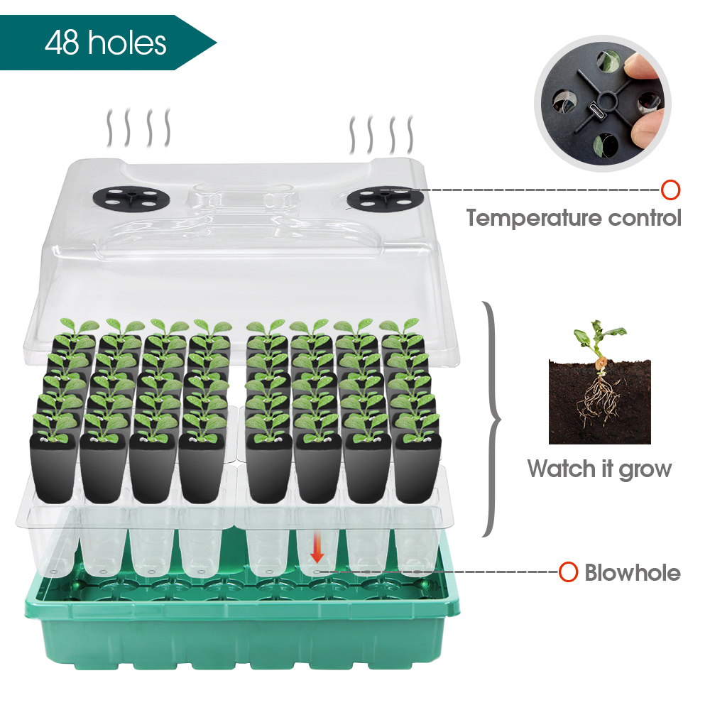 Kış Fideleri Kutusu ısıtma yas - Seed Starter Tray incelemesi ve fiyatı